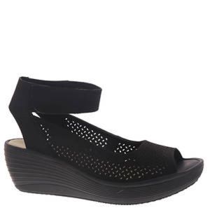 Clarks Nubuck Leather Perforated Wedges